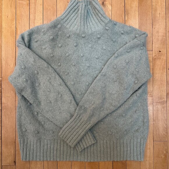 Everlane Alpaca Pom-Pom Turtleneck. Size M. - Picture 6 of 6